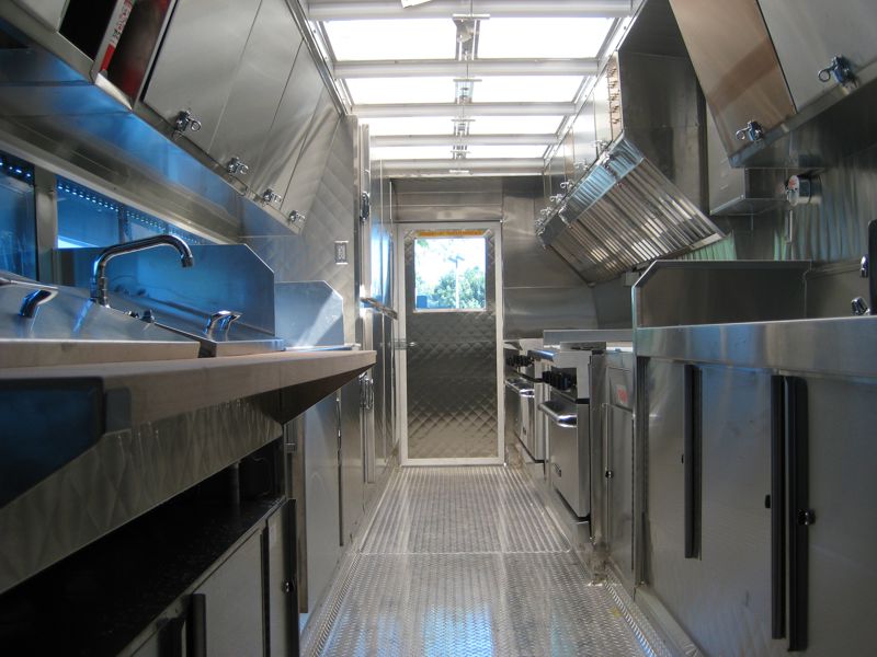 26' Motion Picture Catering Truck Interior